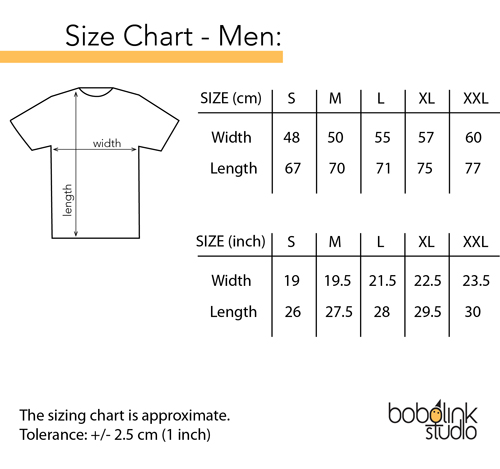 crocodile shirt size chart