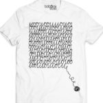 digital knitting-men’s white t-shirt