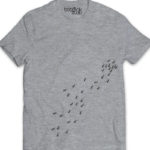 ants crawling-men’s grey t-shirt