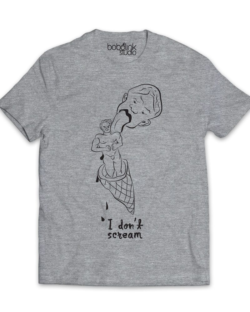 Ice cream grey men’s t-shirt