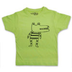 crocodile kid’s green t-shirt