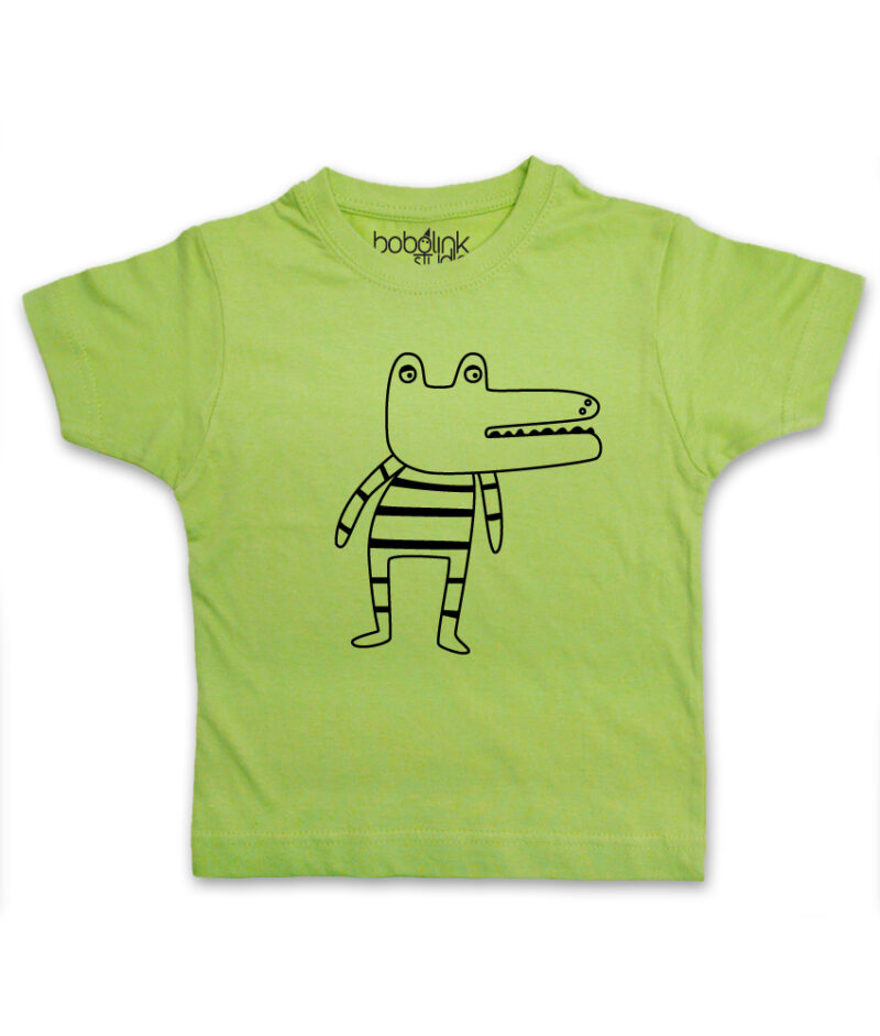 crocodile kid’s green t-shirt