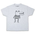 crocodile kid’s ash t-shirt