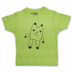 cuddly toy kid’s green t-shirt