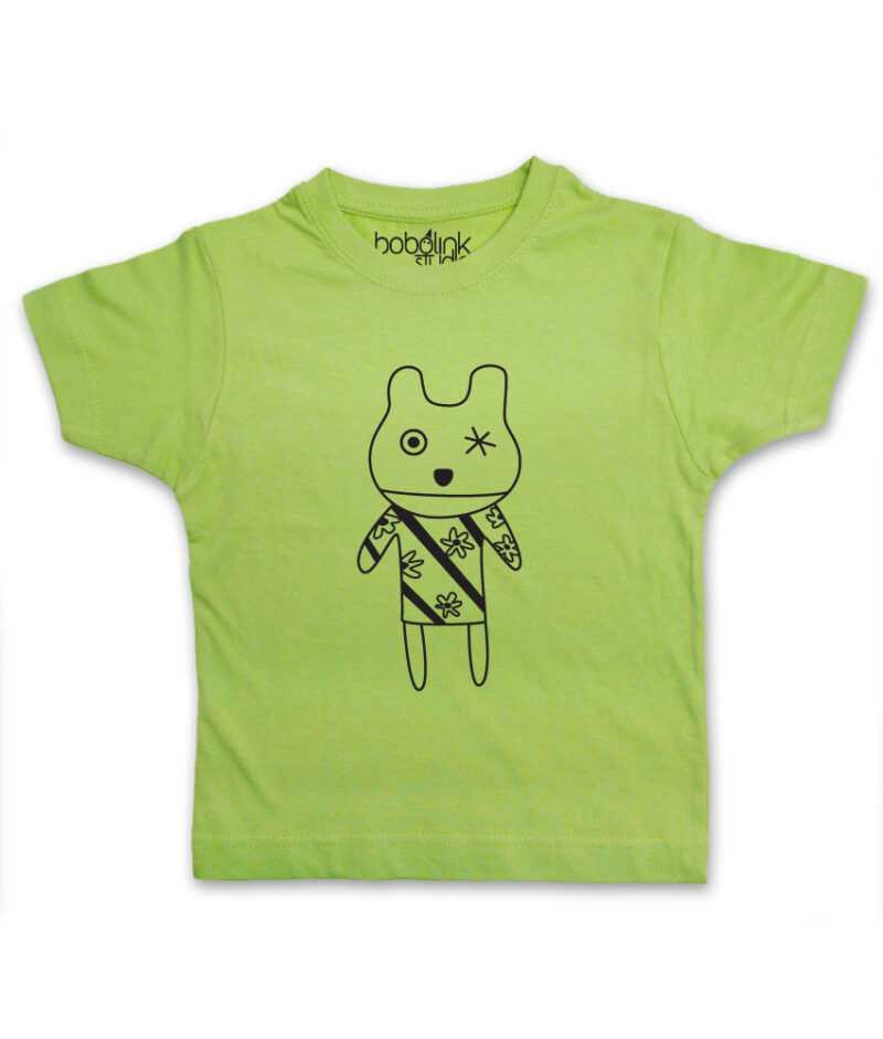 one eye toy kids green t-shirt