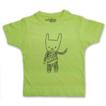 plush toy kids green t-shirt