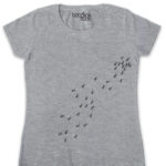 ants crawling-men’s white t-shirt