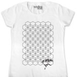 Beehive women’s white t-shirt-white