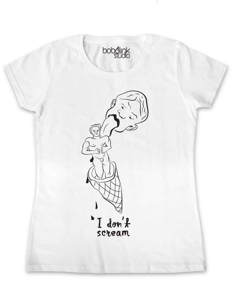 Ice cream women’s white t-shirt