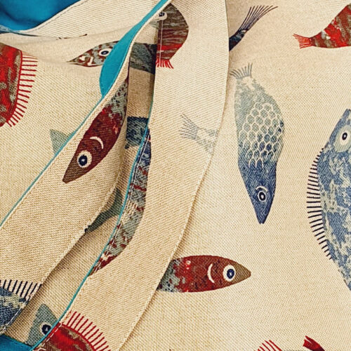 love fishing double sided tote bag close up